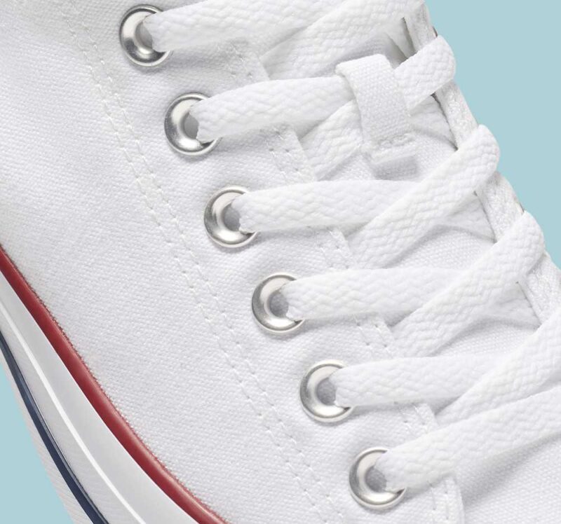 White Converse shoe