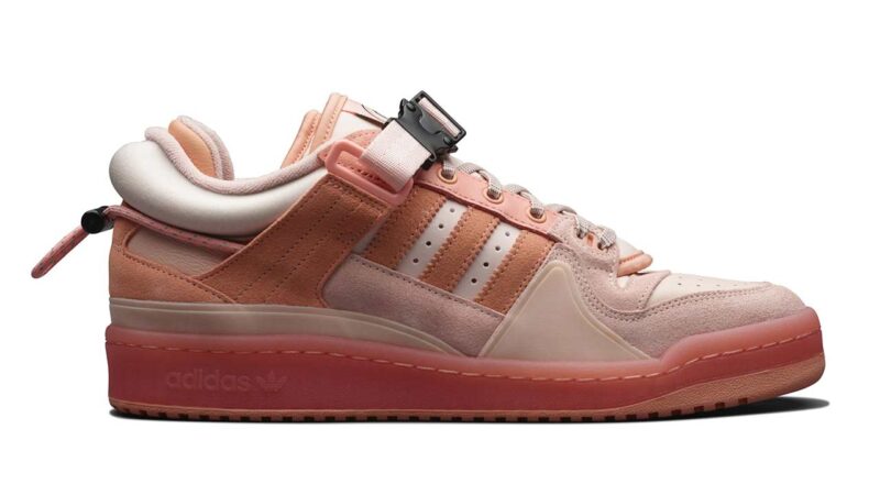 adidas pink and peach sneaker
