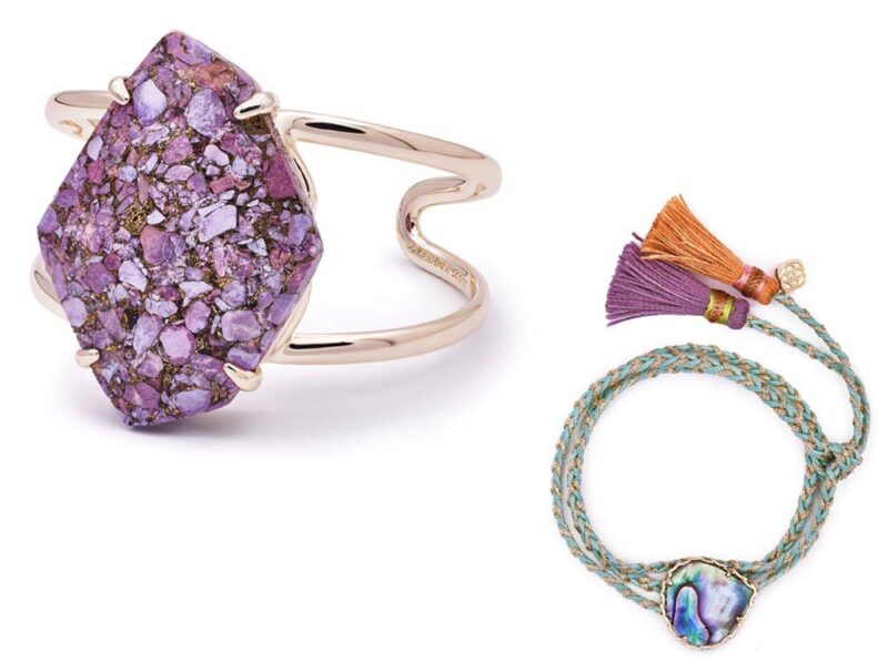 Purple stone right and gold band